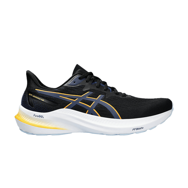 Asics GT 2000 12 'Black Fellow Yellow' — Black/Fellow Yellow