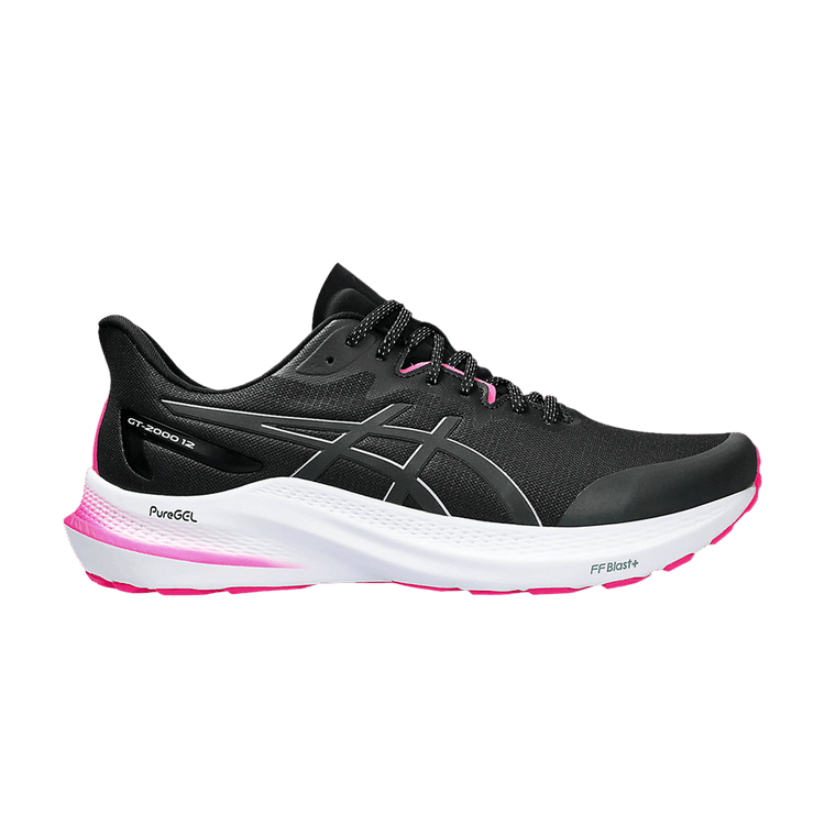 Asics GT 2000 12 Lite-Show 'Black Pure Silver' — Black/Pure Silver