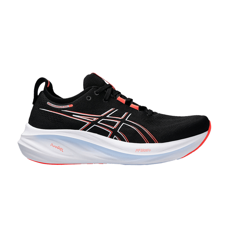 ASICS Gel Nimbus 26 'Black True Red' — Black/True Red