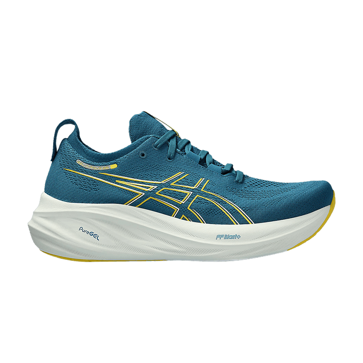 ASICS Gel Nimbus 26 'Evening Teal Light Mustard' — Evening Teal/Light Mustard