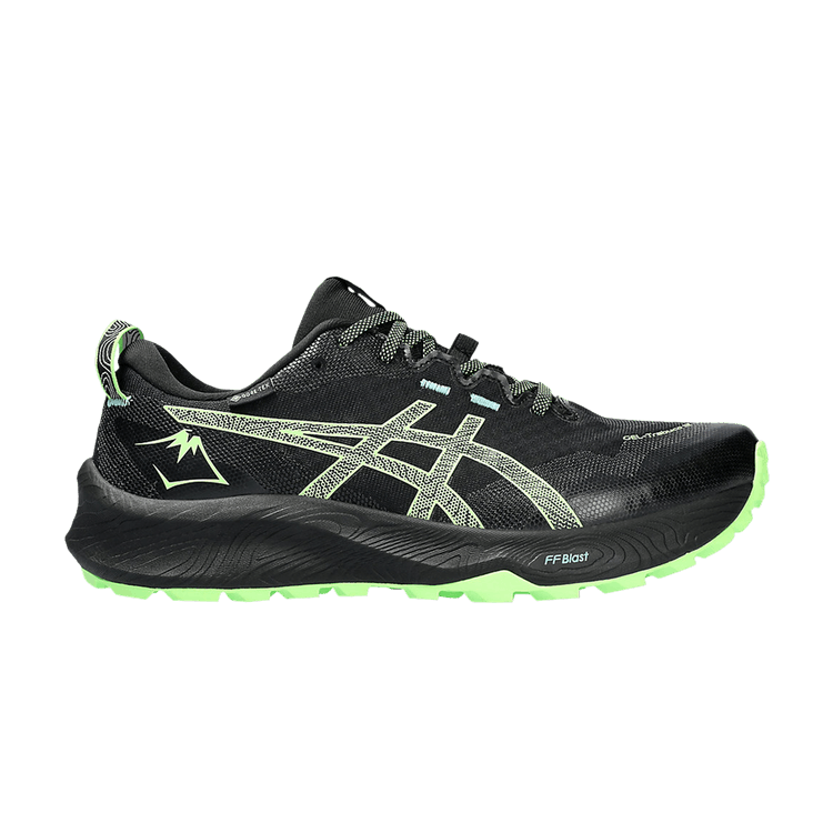 Asics Gel Trabuco 12 GORE-TEX 'Black Illuminate Green' — Black/Illuminate Green