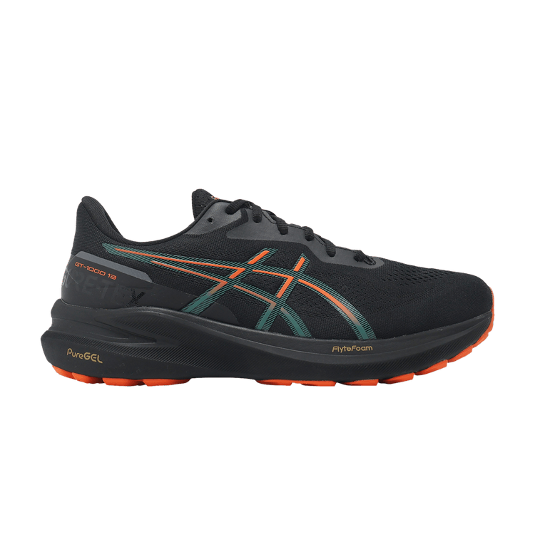 Asics GT 1000 13 GORE-TEX 'Black Nova Orange' — Black/Nova Orange