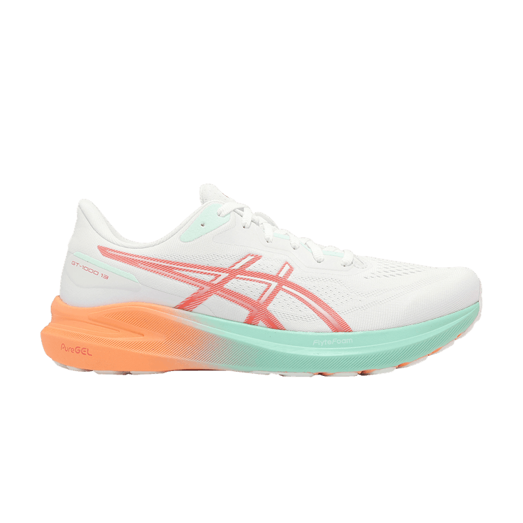 Asics GT 1000 13 'White Coral Reef' — White/Coral Reef
