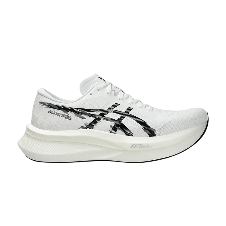 ASICS Magic Speed 4 Wide 'White Black' — White/Black