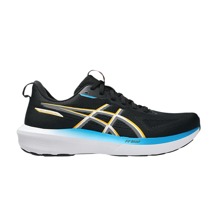 ASICS GT-1000 14 4E Extra Wide 'Black Yamabuki' — Black/Yamabuki