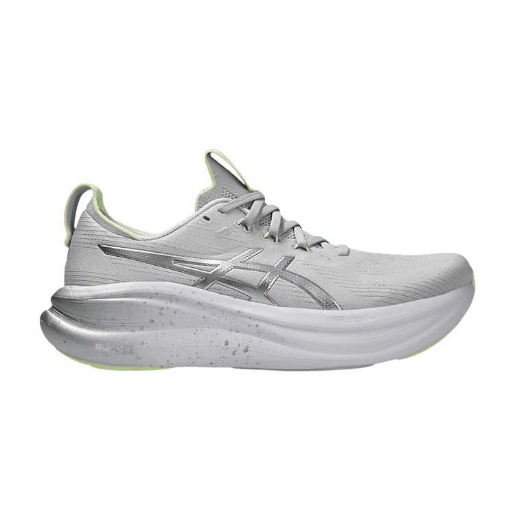 ASICS Gel-Nimbus 28 'Platinum Glow Green' — Platinum/Glow Green