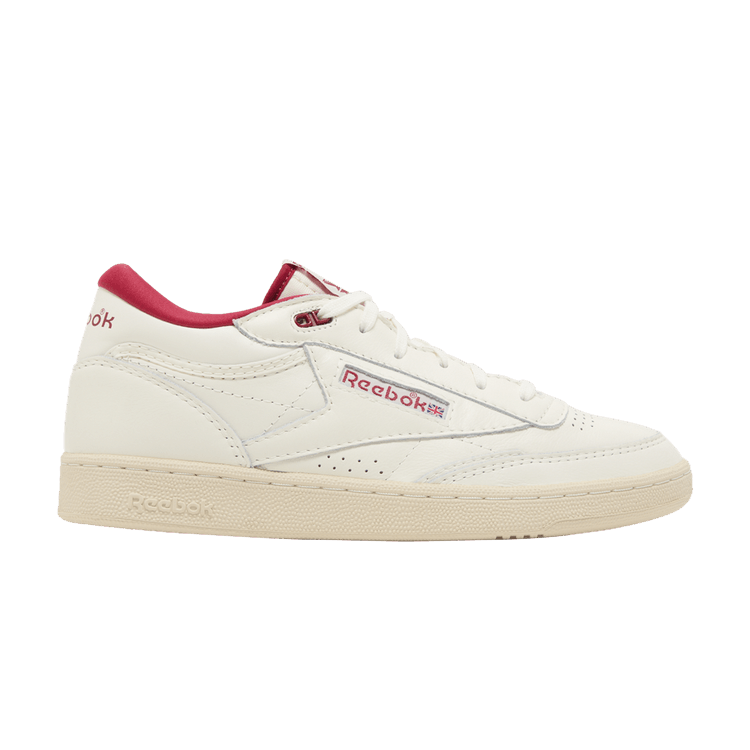 Reebok Club C Mid 2 Vintage 'Chalk Flash Red' — Chalk/Alabaster/Flash Red