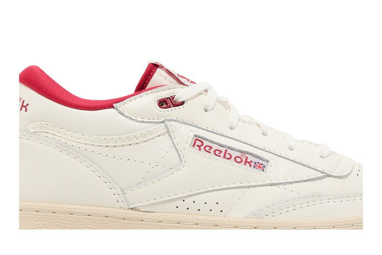 Reebok Club C Mid 2 Vintage 'Chalk Flash Red' — Chalk/Alabaster/Flash Red