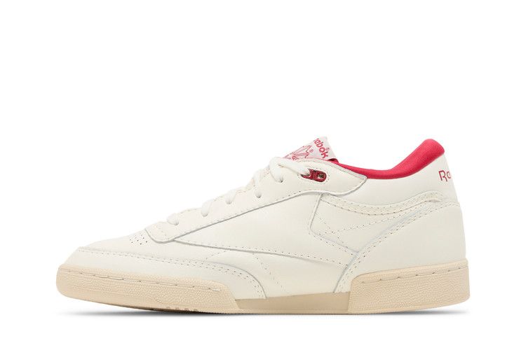 Reebok Club C Mid 2 Vintage 'Chalk Flash Red' — Chalk/Alabaster/Flash Red