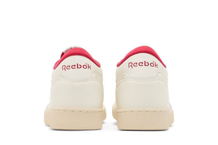 Reebok Club C Mid 2 Vintage 'Chalk Flash Red' — Chalk/Alabaster/Flash Red