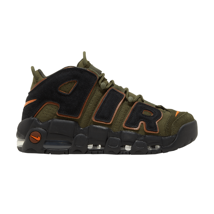 Nike Air More Uptempo 96 'Cargo Khaki' — Cargo Khaki/Pecan/Alpha Orange/Black