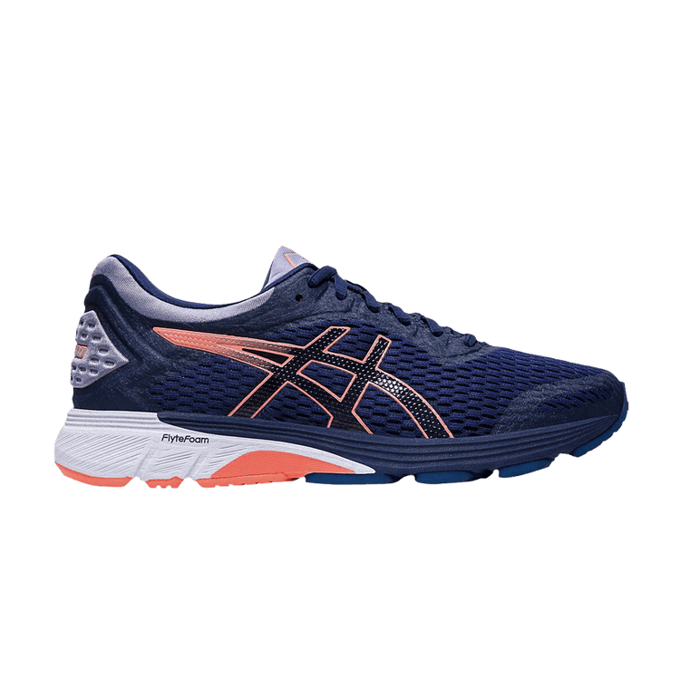 Asics Wmns GT 4000 Wide 'Blue Expanse Coral' — Blue Expanse/Black/Laser Pink/Sun Coral