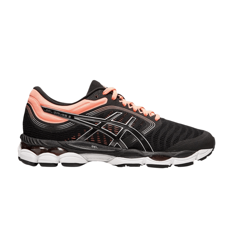 Asics Wmns Gel Ziruss 3 'Black Sun Coral' — Black/Sun Coral