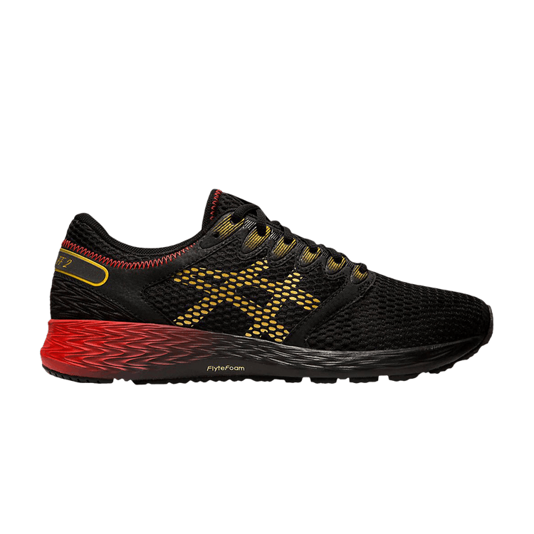 Asics Wmns RoadHawk FF 2 'Black Rich Gold' — Black/Rich Gold