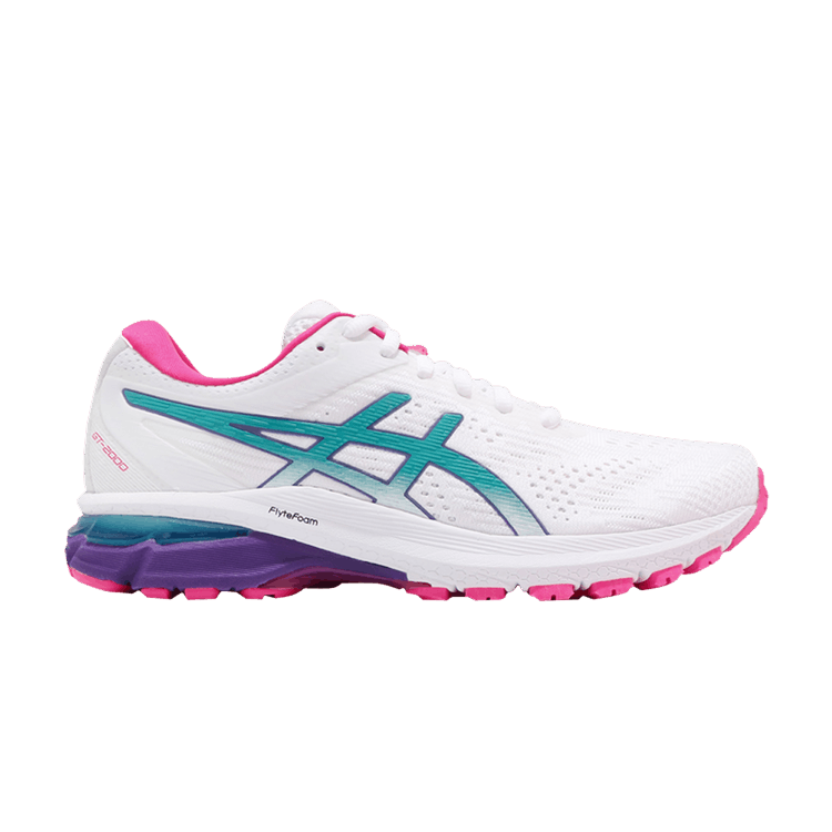 Asics Wmns GT 2000 8 'White Lagoon' — White/Lagoon