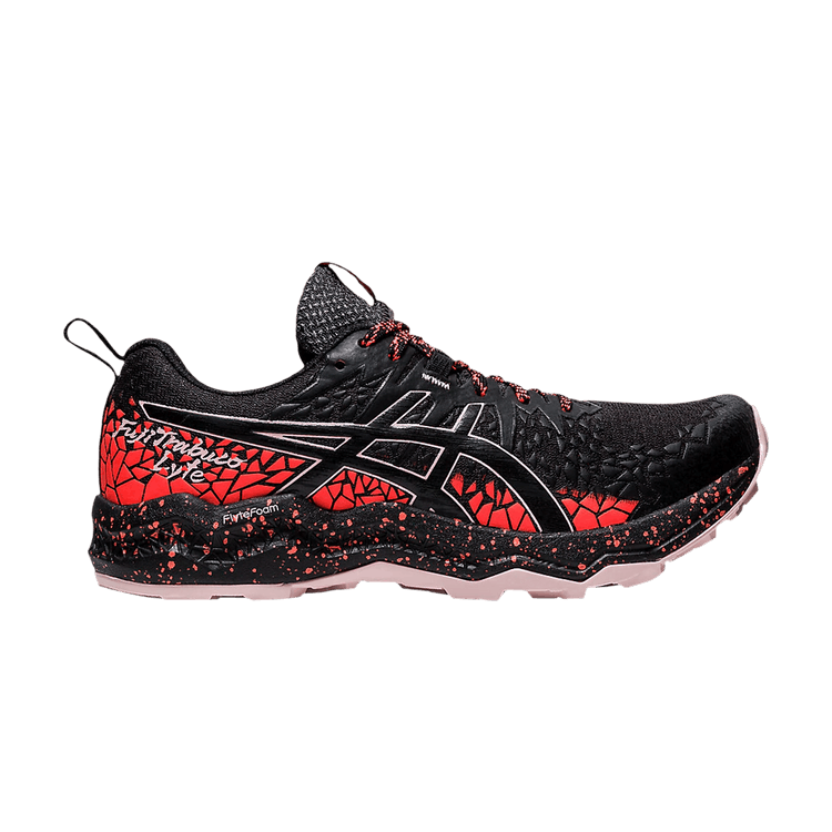 Asics Wmns FujiTrabuco Lyte 'Black Red' — Graphite Grey/Black