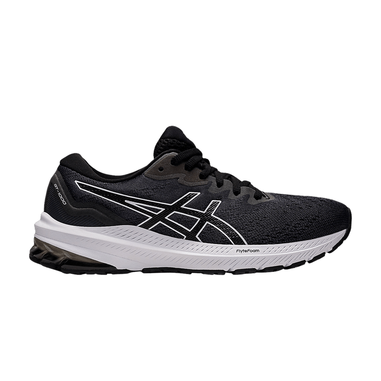 Asics Wmns GT 1000 11 Wide 'Black White' — Black/White