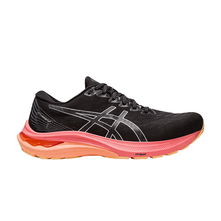Asics Wmns GT 2000 11 'Black Pink Peach' — Black/Pure Silver