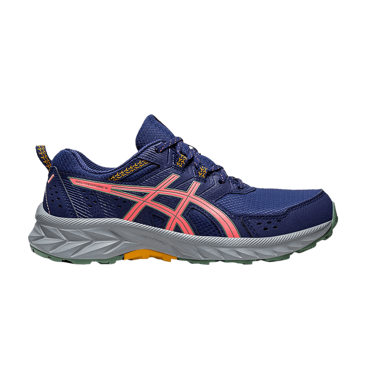 Asics Wmns Gel Venture 9 Wide 'Indigo Blue Papaya' — Indigo Blue/Papaya