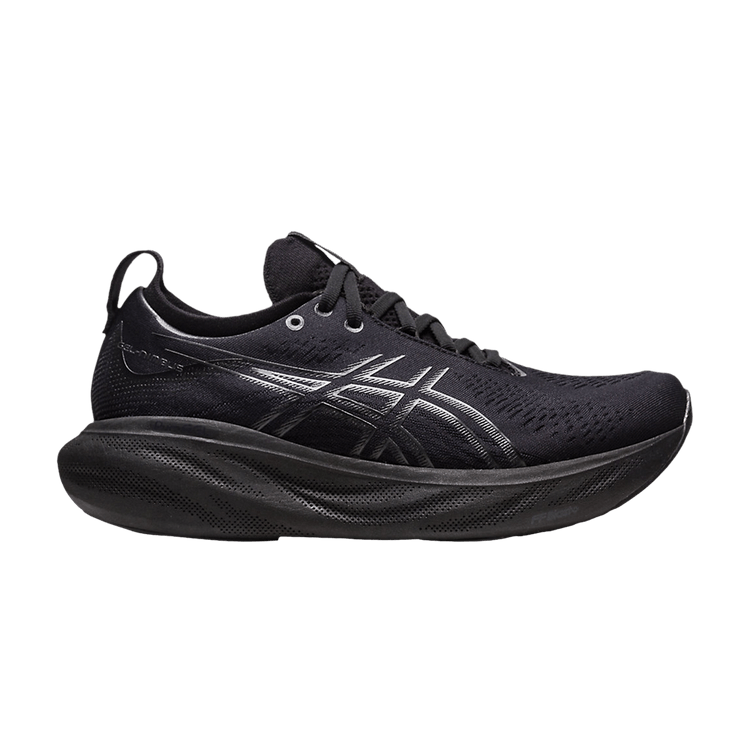 Asics Wmns Gel Nimbus 25 'Triple Black' — Black/Graphite Grey