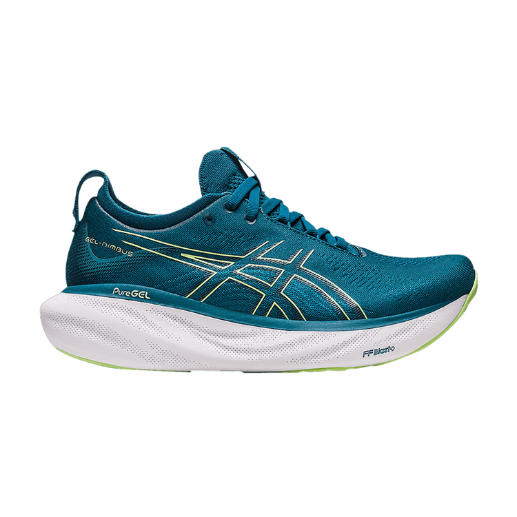 Asics Wmns Gel Nimbus 25 'Ink Teal Lime Green' — Ink Teal/Lime Green
