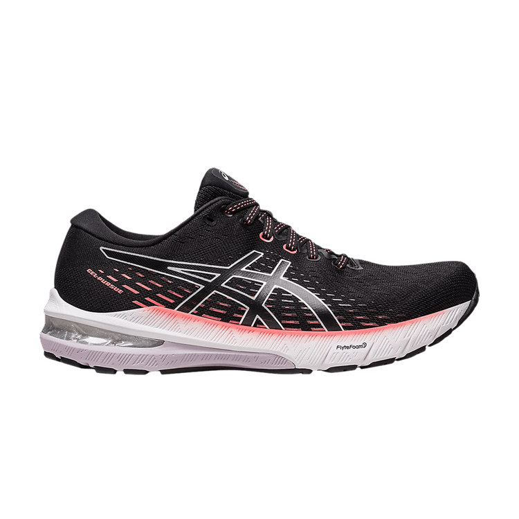 Asics Wmns Gel Pursue 8 Wide 'Black Coral' — Black/Pure Silver