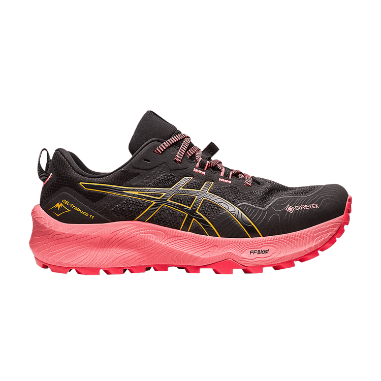 Asics Wmns Gel Trabuco 11 GORE-TEX 'Black Papaya' — Black/Sandstorm