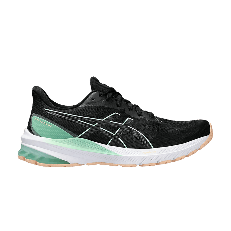 Asics Wmns GT 1000 12 'Black Mint Tint' — Black/Mint Tint