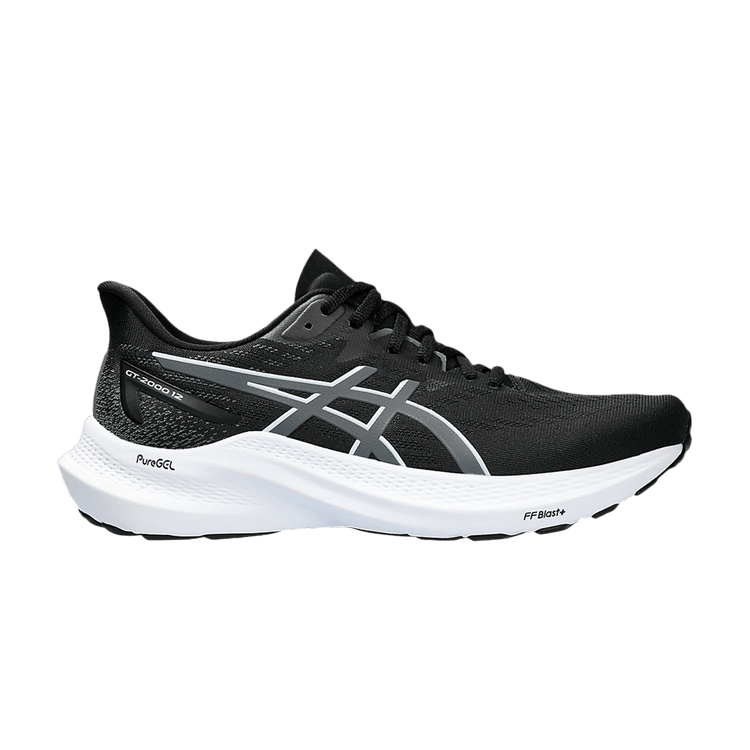 Asics Wmns GT 2000 12 Narrow 'Black Carrier Grey' — Black/Carrier Grey