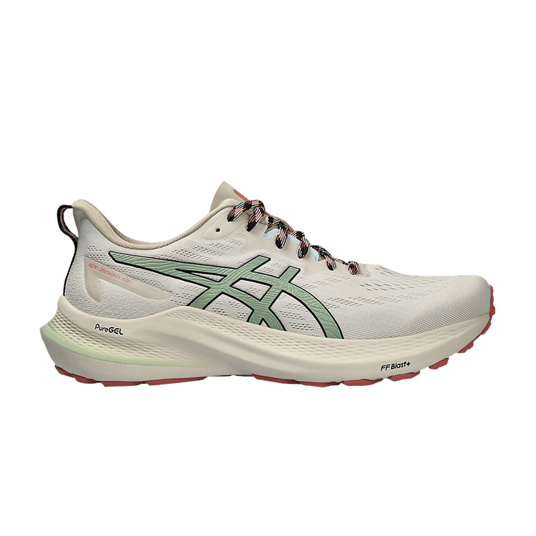 Asics Wmns GT 2000 12 TR 'Nature Bathing - Cream Green' — Nature Bathing/Rose Rouge