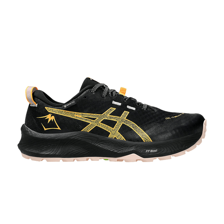 Asics Wmns Gel Trabuco 12 GORE-TEX 'Black Stadium Orange' — Black/Stadium Orange