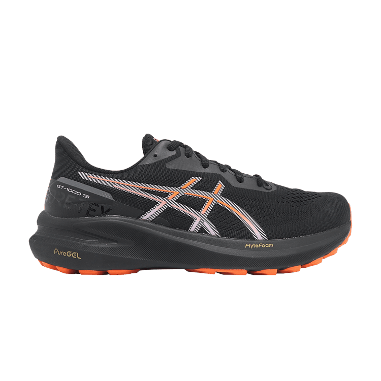 Asics Wmns GT 1000 13 GORE-TEX 'Black Nova Orange' — Black/Nova Orange