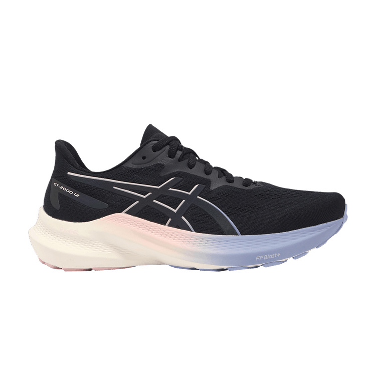 Asics Wmns GT 2000 12 Lite-Show 'Black Gradient' — Black/Black