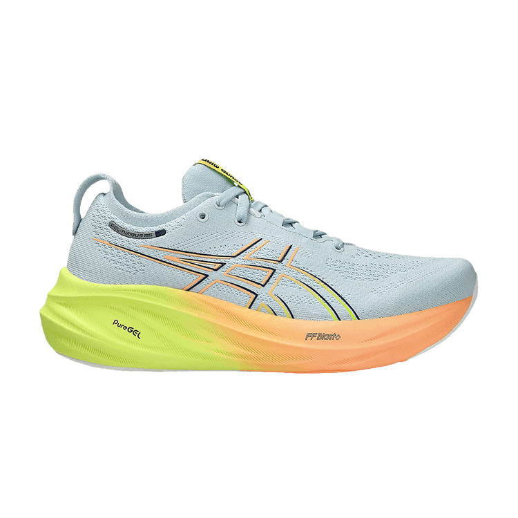 ASICS Wmns Gel Nimbus 26 'Paris' — Cool Grey/Safety Yellow