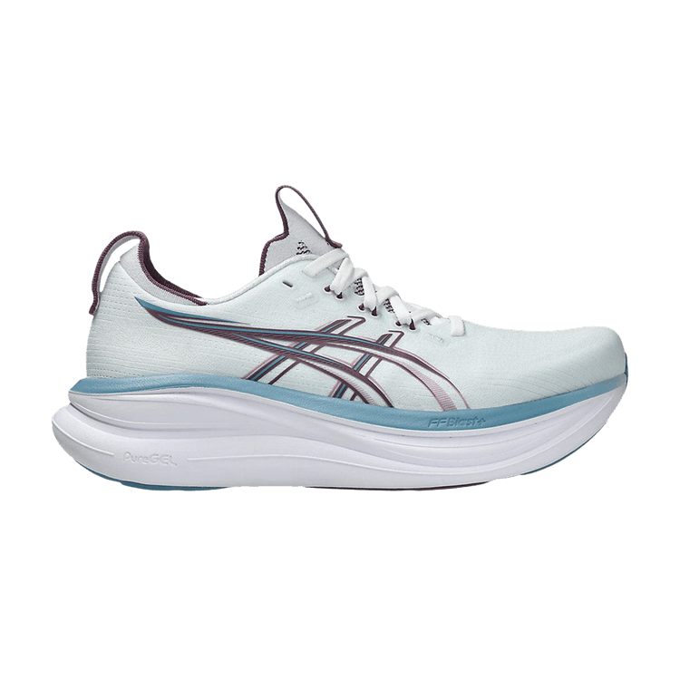 ASICS Wmns GEL-Nimbus 28 D Wide 'Arctic Blue Velvet Purple' — Arctic Blue/Velvet Purple