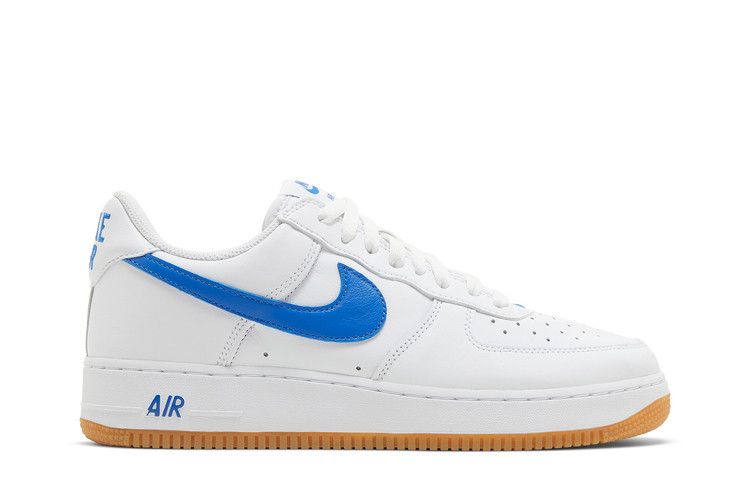 Nike Air Force 1 Low 'Color of the Month - White Royal Blue' — White/Varsity Royal/Gum Yellow (2)