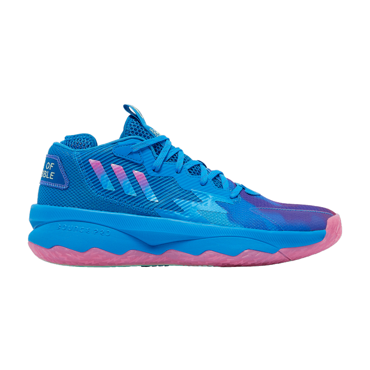 adidas Dame 8 'Battle Of The Bubble' — Blue Rush/Pulse Mint/Solar Pink
