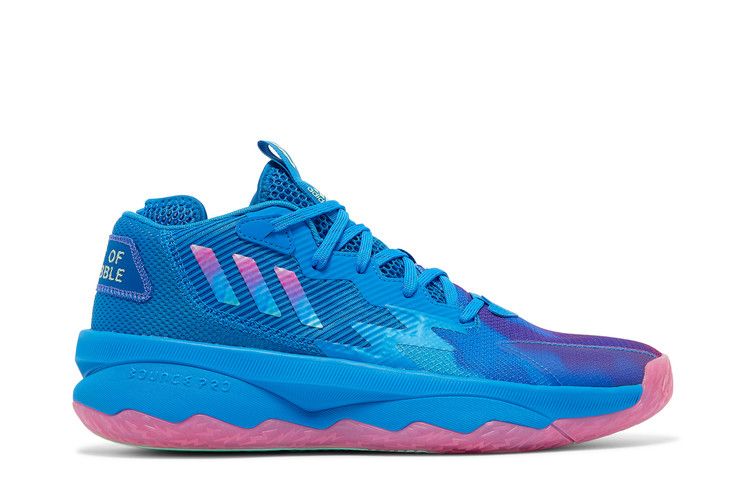 adidas Dame 8 'Battle Of The Bubble' — Blue Rush/Pulse Mint/Solar Pink
