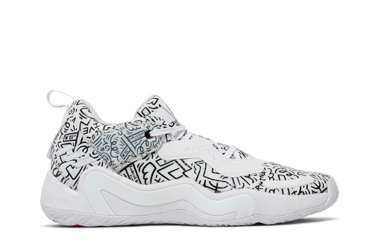 adidas D.O.N. Issue #3 'Creativity' — Cloud White/Core Black/Vivid Red