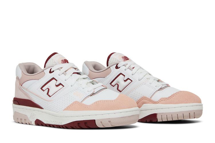 New Balance Wmns 550 'Valentine’s Day' — White/Space Pink/Scarlet