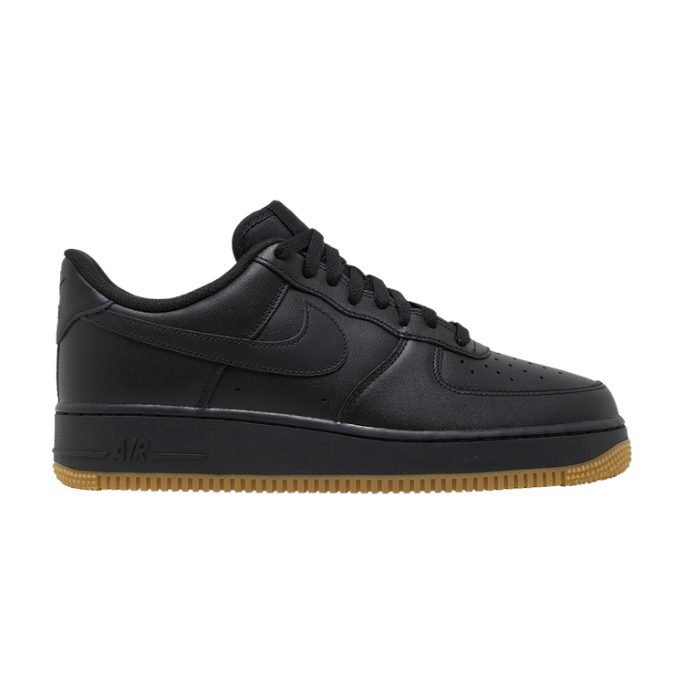 Nike Air Force 1 '07 'Black Gum' — Black/Gum Light Brown/Black