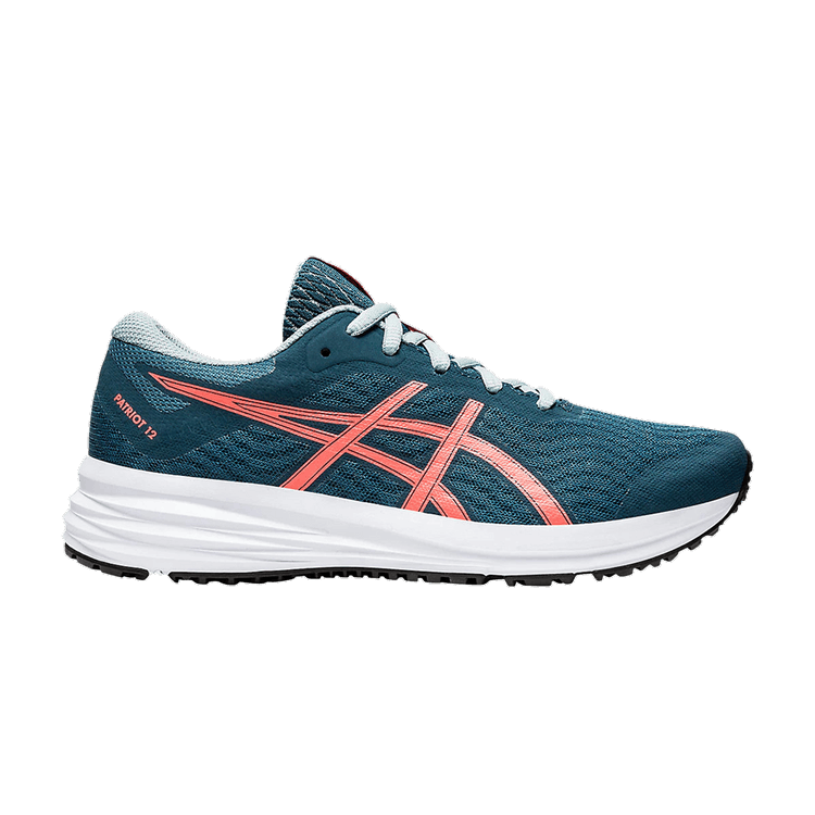 Asics Patriot 12 GS 'Magnetic Blue Sunrise Red' — Magnetic Blue/Sunrise Red