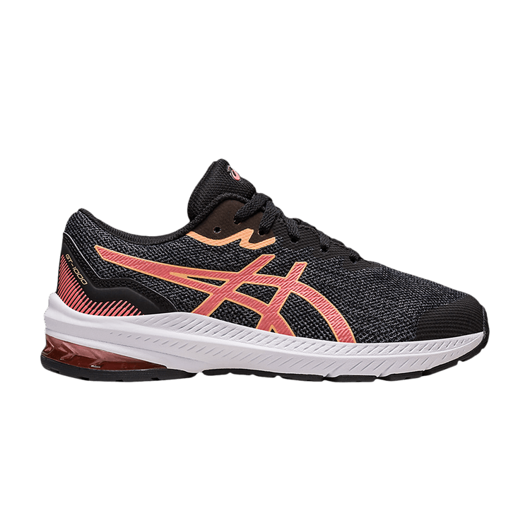 Asics GT 1000 11 GS 'Black Papaya' — Black/Papaya