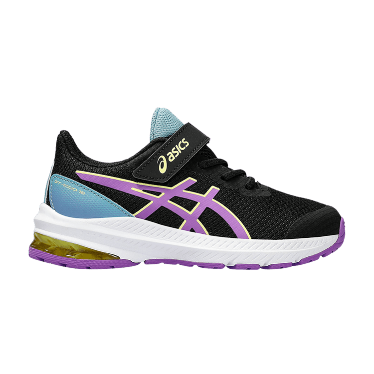 Asics GT 1000 12 PS 'Black Cyber Grape' — Black/Cyber Grape