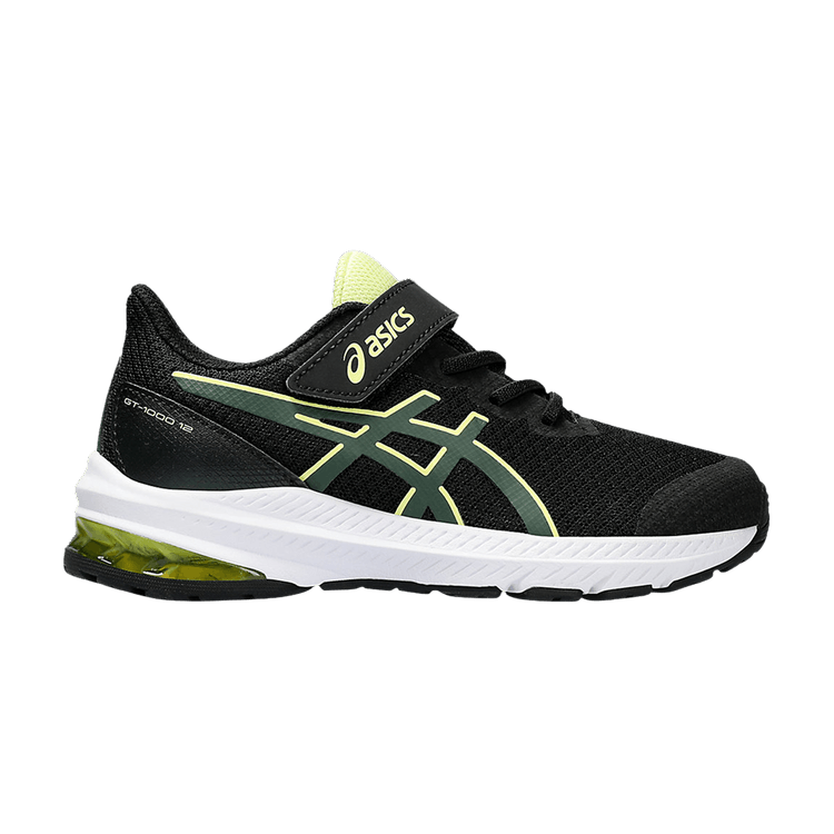 Asics GT 1000 12 PS 'Black Rain Forest' — Black/Rain Forest