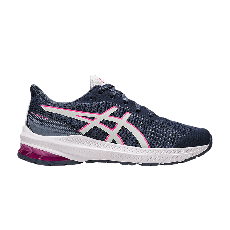 Asics GT 1000 12 GS 'Tarmac Pure Aqua' — Tarmac/Pure Aqua