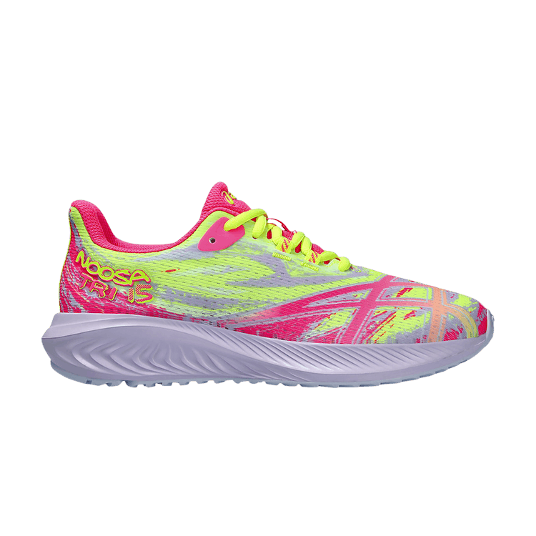 Asics Noosa Tri 15 GS 'Avant Garde - Hot Pink Volt' — Hot Pink/Blue Fade