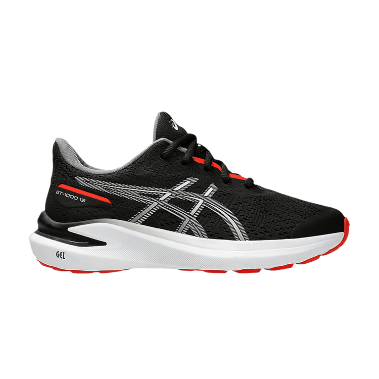 Asics GT 1000 13 GS 'Black Fiery Red' — Black/Fiery Red