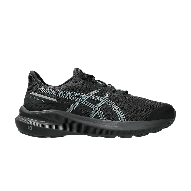 Asics GT 1000 13 GS 'Black Steel Grey' — Black/Steel Grey