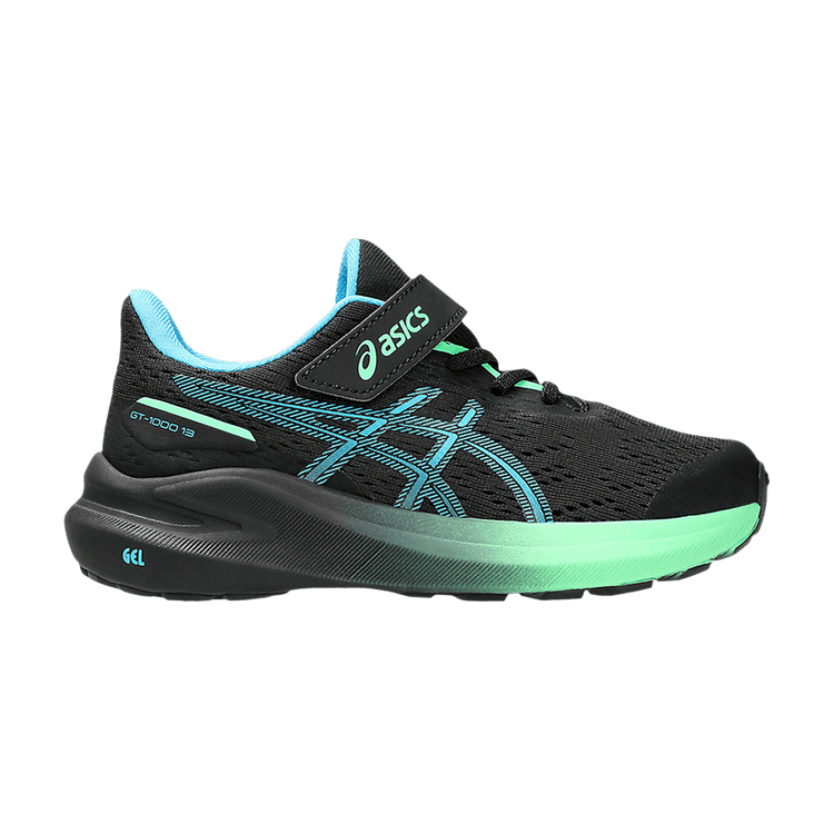 Asics GT 1000 13 PS 'Black Digital Aqua' — Black/Digital Aqua